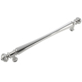 Mng 12" Oversize Vanilla Finial Pull, Polished Nickel, 13 5/8"o/a 20814